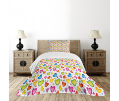 Colorful Butterflies Happy Bedspread Set