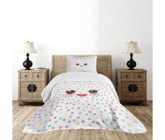 Kawaii Funny Muzzle Bedspread Set