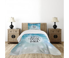 Stars Typography Dreamy Bedspread Set