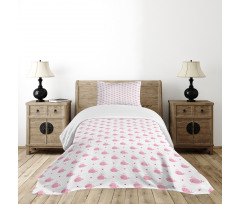 Hearts and Whales Love Bedspread Set