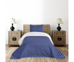 Nautical Polka Dots Bedspread Set