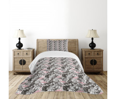 Orchid Palm Bedspread Set