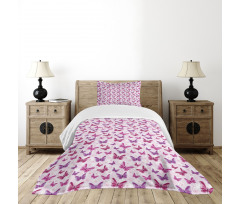 Romantic Butterflies Bedspread Set