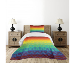 Tribal Culture Zigzags Bedspread Set