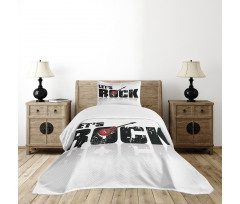 Let's Rock Grunge Fun Bedspread Set