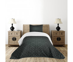 Folk Celtic Floral Bedspread Set