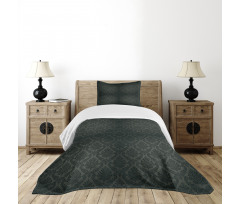 Damask Motifs Bedspread Set