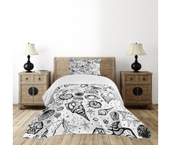 Aquatic Elements Bedspread Set