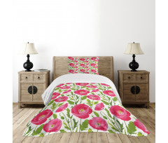 Leaves and Petals Romance Bedspread Set