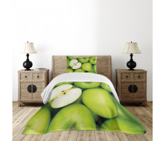 Realistic Healthy Snack Bedspread Set