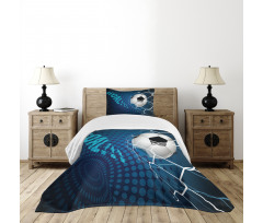 Abstract Goal Pattern Bedspread Set
