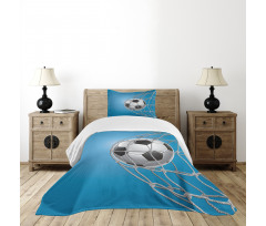 Goal Ball in the Net Bedspread Set