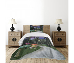 Enchanted Forest Castle Bedspread Set