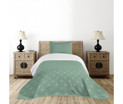 Retro Royal Lilies Bedspread Set