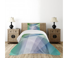 Futuristic Shapes Bedspread Set