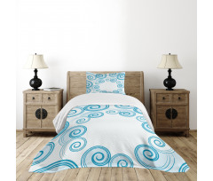 Water Waves Bedspread Set