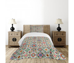 Ornamental Abstract Leaf Bedspread Set