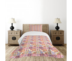 Italian Inspired Motif Bedspread Set