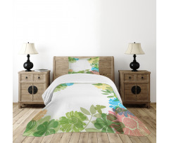 Nature Foliage Bedspread Set