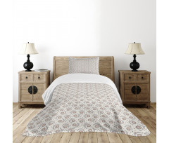 Celestial Boho Plant Bedspread Set