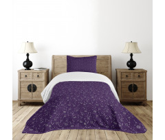 Zodiac Constellations Bedspread Set