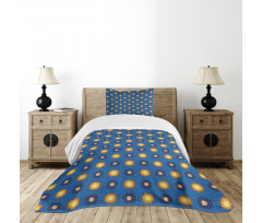 Astronomic Ornaments Bedspread Set