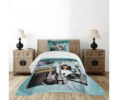 Records Speakers Bedspread Set