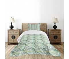 Leafy Green Branches Bedspread Set