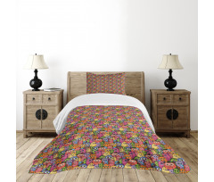 Carnival of Beasts Design Bedspread Set