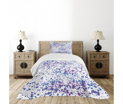 Paint Splatters Art Bedspread Set