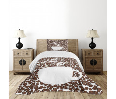 Hot Cup on Arabica Beans Bedspread Set