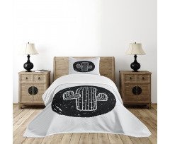 Saguaro Plant Theme Bedspread Set