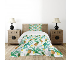Botany Inspired Fruits Bedspread Set