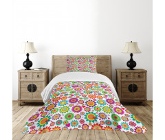 Colorful Camomiles Bedspread Set