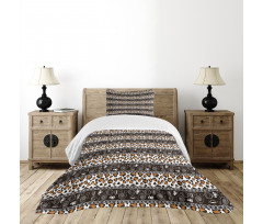 Cheetah Skin Circles Bedspread Set