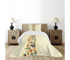 Historic Border Bedspread Set