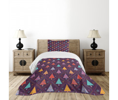 Tree Rhombus Bedspread Set