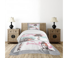 Sketch Frames Bedspread Set