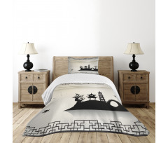 Modern Scenery Bedspread Set