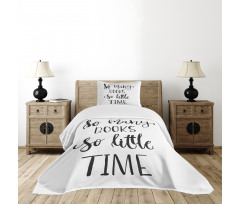 Inspirational Modern Words Bedspread Set