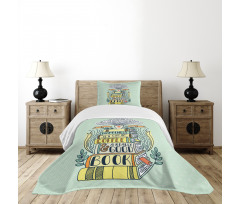 Happiness Theme Cartoon Bedspread Set