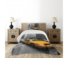 New York Manhattan Road Bedspread Set