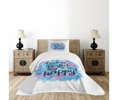 Paint Brush Happy Bedspread Set