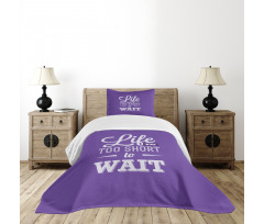 Carpe Diem Style Bedspread Set