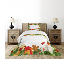 Garland Bear Tree Bedspread Set