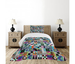 Various 60s Shapes Bedspread Set