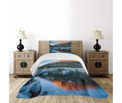 Rocks in the Lake Bedspread Set