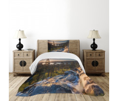 Romantic USA Places Bedspread Set