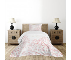 Swirls Love in Spring Bedspread Set