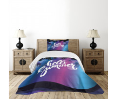 Vivid Night Palms Bedspread Set